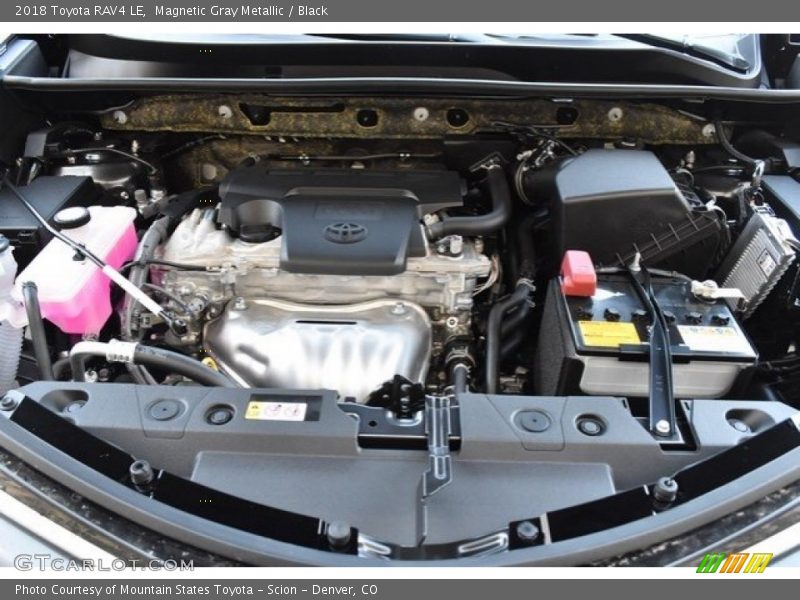 Magnetic Gray Metallic / Black 2018 Toyota RAV4 LE