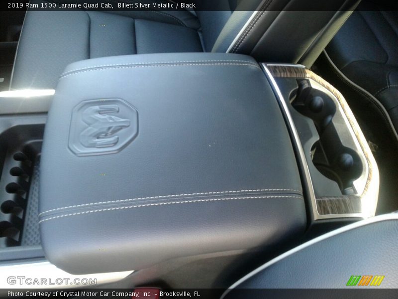 Billett Silver Metallic / Black 2019 Ram 1500 Laramie Quad Cab