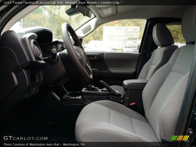  2019 Tacoma SR Access Cab 4x4 Cement Gray Interior