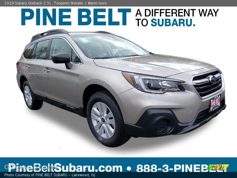 Tungsten Metallic / Warm Ivory 2019 Subaru Outback 2.5i