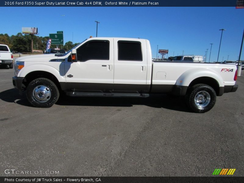 Oxford White / Platinum Pecan 2016 Ford F350 Super Duty Lariat Crew Cab 4x4 DRW