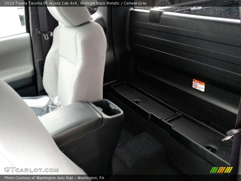 Rear Seat of 2019 Tacoma SR Access Cab 4x4