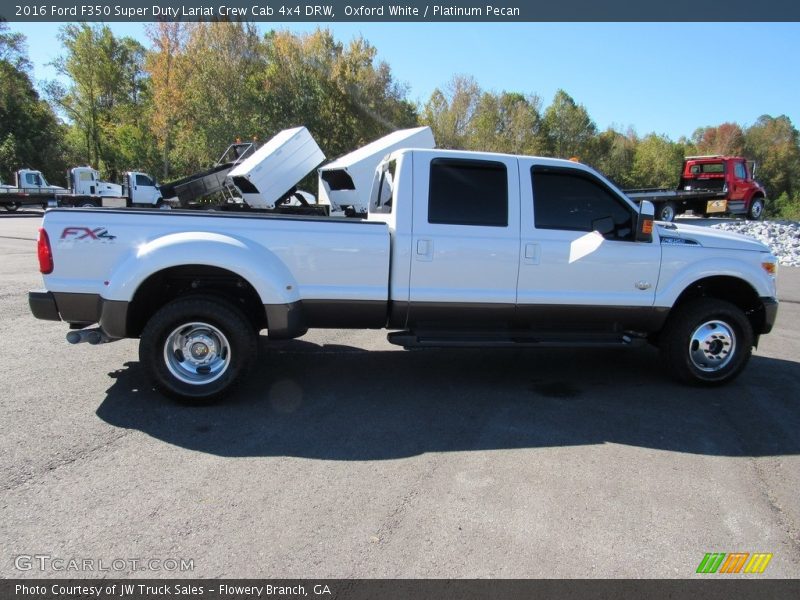 Oxford White / Platinum Pecan 2016 Ford F350 Super Duty Lariat Crew Cab 4x4 DRW