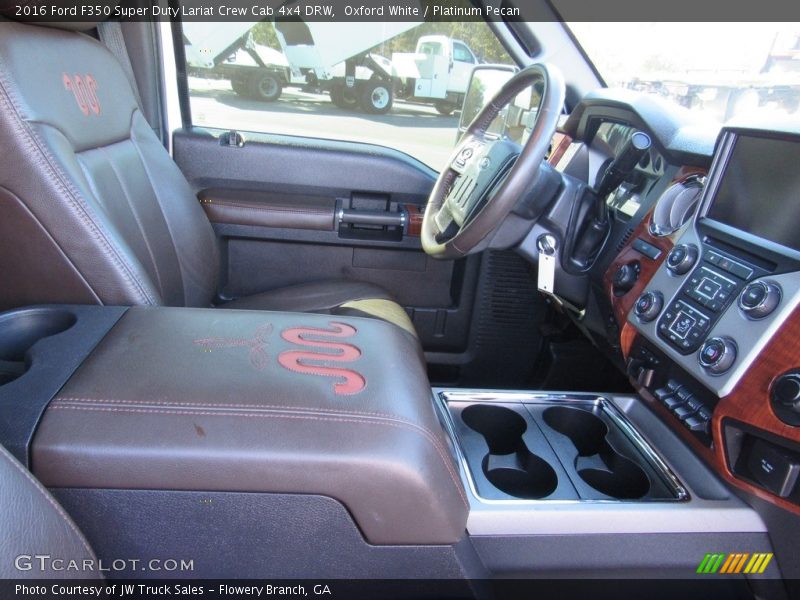 Oxford White / Platinum Pecan 2016 Ford F350 Super Duty Lariat Crew Cab 4x4 DRW