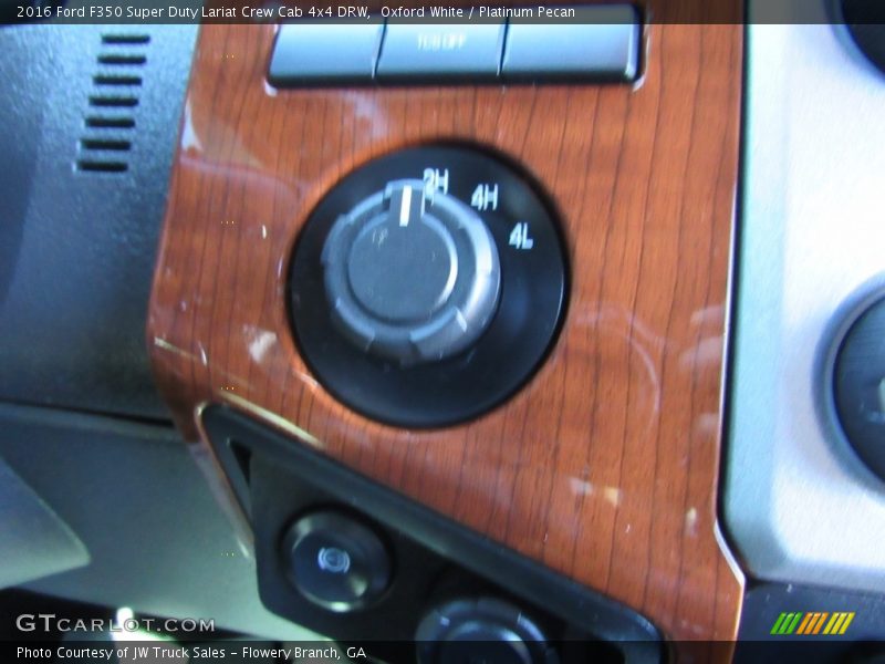 Oxford White / Platinum Pecan 2016 Ford F350 Super Duty Lariat Crew Cab 4x4 DRW