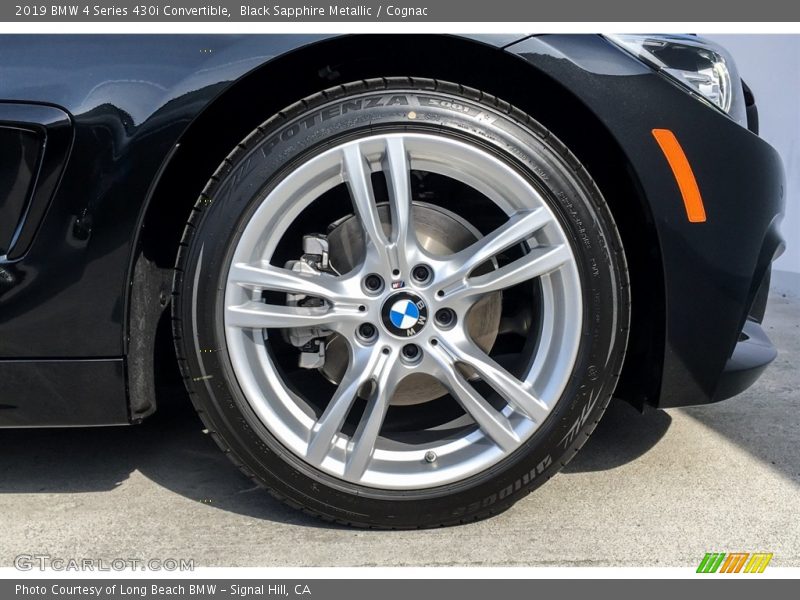 Black Sapphire Metallic / Cognac 2019 BMW 4 Series 430i Convertible