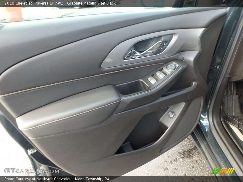 Graphite Metallic / Jet Black 2018 Chevrolet Traverse LT AWD
