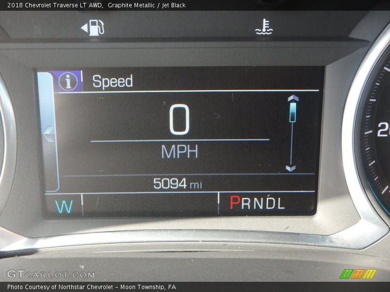 Graphite Metallic / Jet Black 2018 Chevrolet Traverse LT AWD