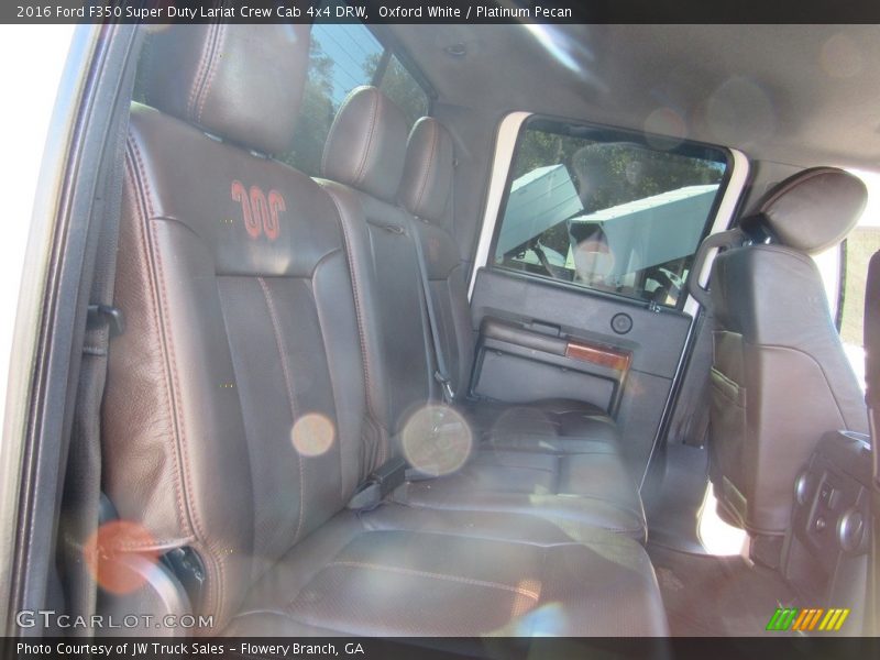 Oxford White / Platinum Pecan 2016 Ford F350 Super Duty Lariat Crew Cab 4x4 DRW