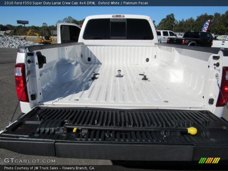 Oxford White / Platinum Pecan 2016 Ford F350 Super Duty Lariat Crew Cab 4x4 DRW