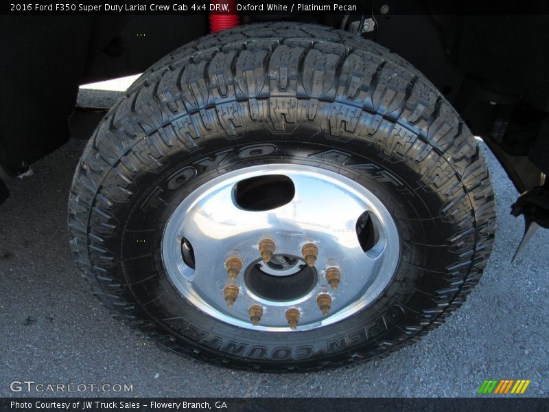 Oxford White / Platinum Pecan 2016 Ford F350 Super Duty Lariat Crew Cab 4x4 DRW