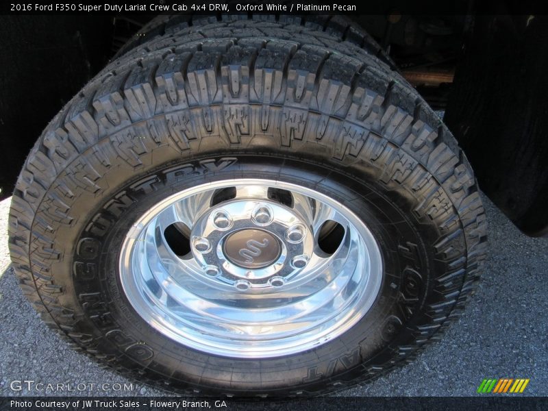 Oxford White / Platinum Pecan 2016 Ford F350 Super Duty Lariat Crew Cab 4x4 DRW