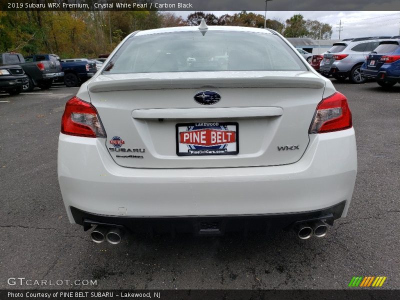 Crystal White Pearl / Carbon Black 2019 Subaru WRX Premium