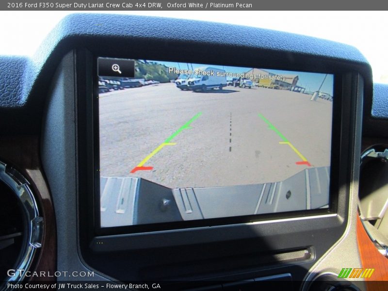 Oxford White / Platinum Pecan 2016 Ford F350 Super Duty Lariat Crew Cab 4x4 DRW