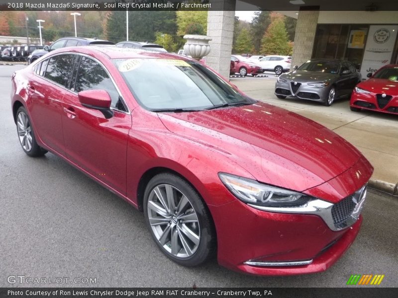 Front 3/4 View of 2018 Mazda6 Signature