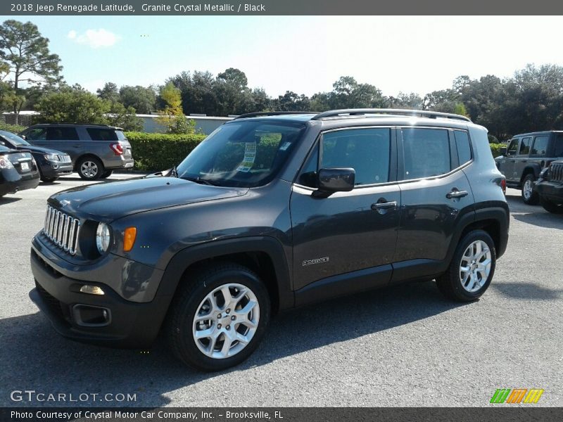 Granite Crystal Metallic / Black 2018 Jeep Renegade Latitude