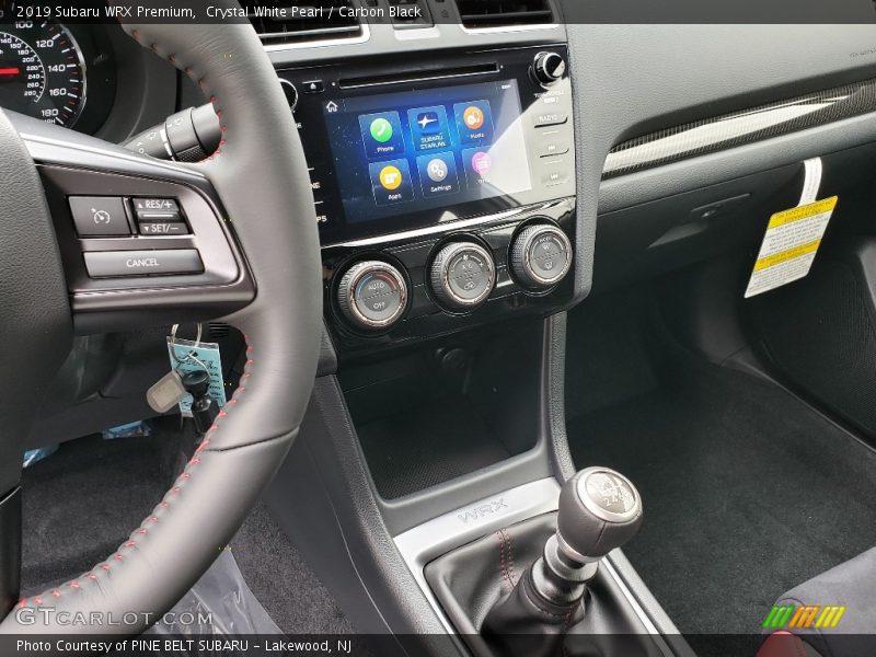 Crystal White Pearl / Carbon Black 2019 Subaru WRX Premium