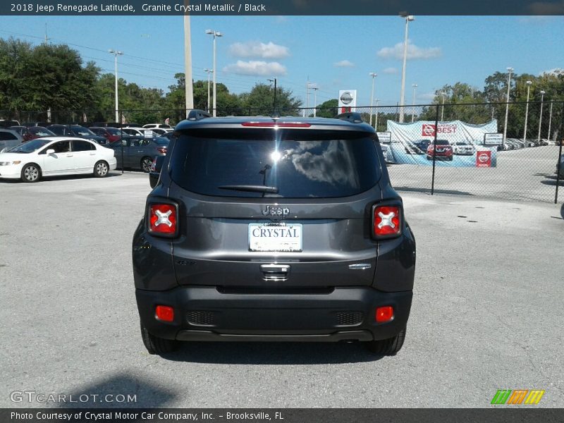 Granite Crystal Metallic / Black 2018 Jeep Renegade Latitude