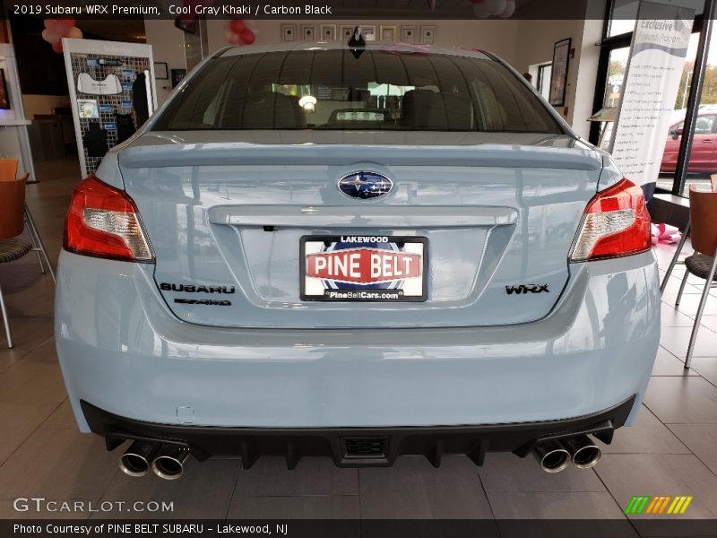 Cool Gray Khaki / Carbon Black 2019 Subaru WRX Premium