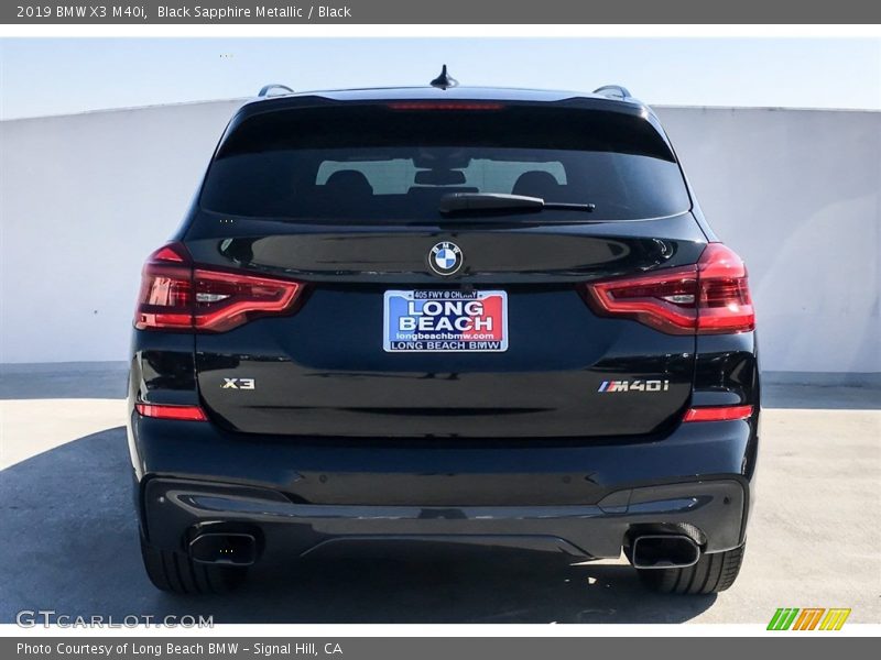 Black Sapphire Metallic / Black 2019 BMW X3 M40i