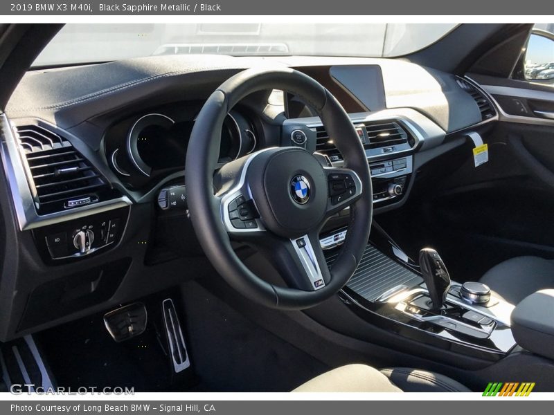 Black Sapphire Metallic / Black 2019 BMW X3 M40i