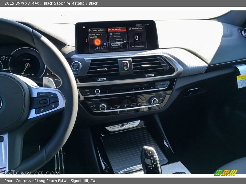 Black Sapphire Metallic / Black 2019 BMW X3 M40i