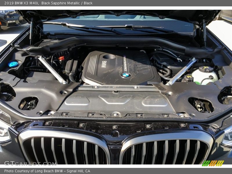 Black Sapphire Metallic / Black 2019 BMW X3 M40i