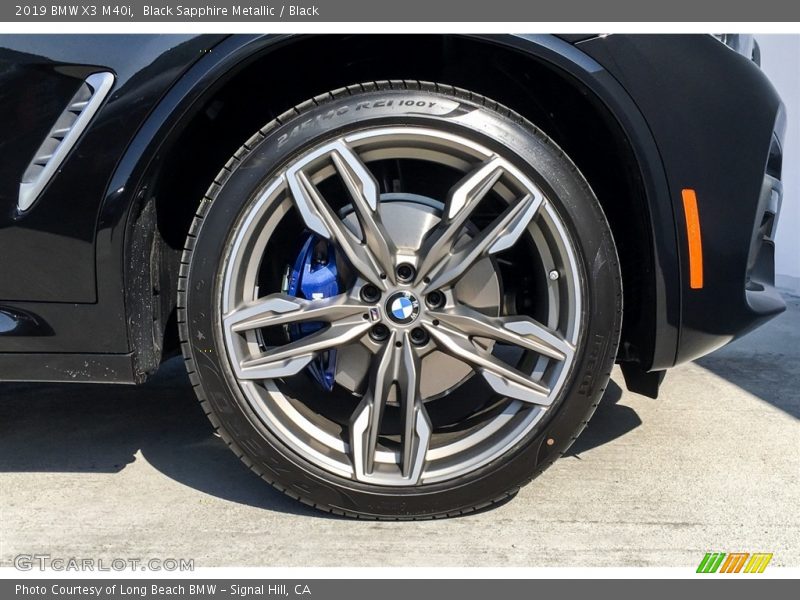 Black Sapphire Metallic / Black 2019 BMW X3 M40i
