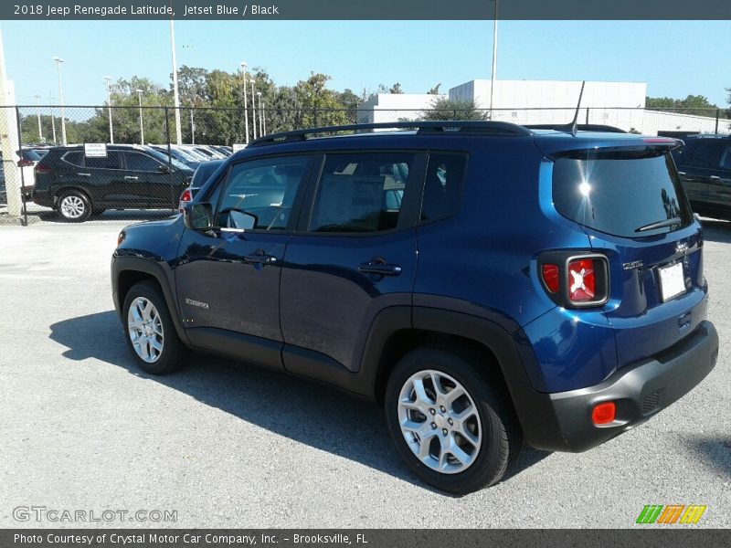 Jetset Blue / Black 2018 Jeep Renegade Latitude