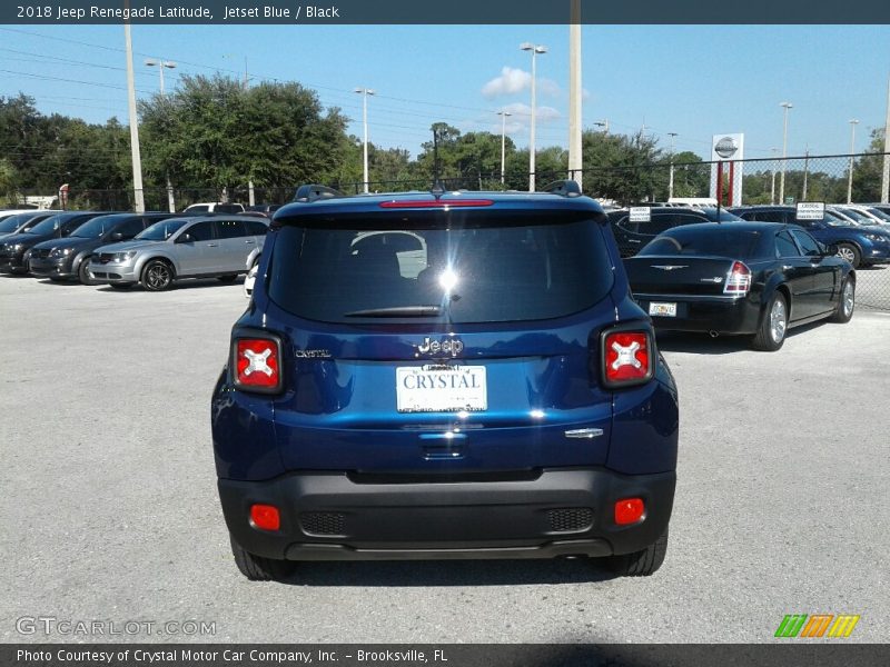 Jetset Blue / Black 2018 Jeep Renegade Latitude