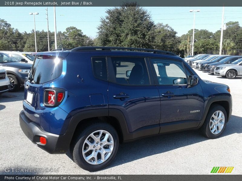 Jetset Blue / Black 2018 Jeep Renegade Latitude