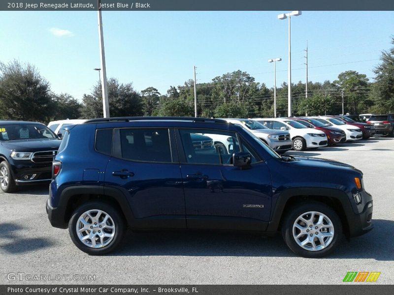 Jetset Blue / Black 2018 Jeep Renegade Latitude