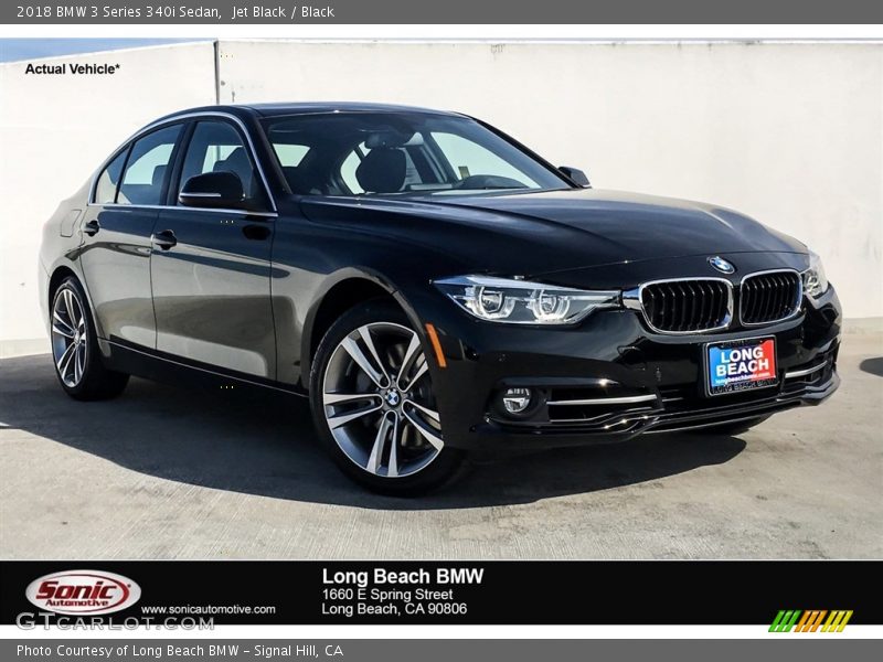 Jet Black / Black 2018 BMW 3 Series 340i Sedan