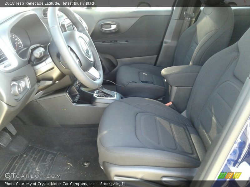 Jetset Blue / Black 2018 Jeep Renegade Latitude