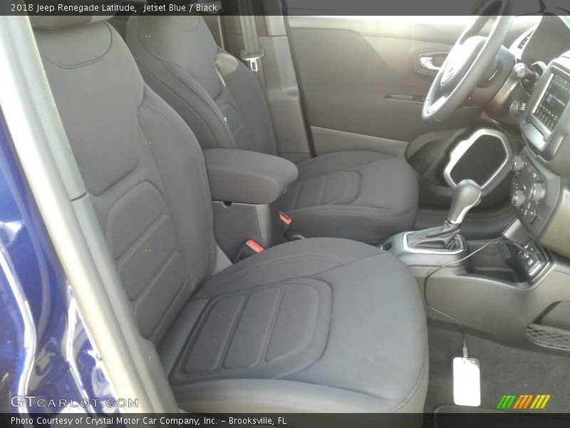 Jetset Blue / Black 2018 Jeep Renegade Latitude