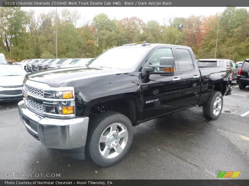 Front 3/4 View of 2019 Silverado 2500HD Work Truck Double Cab 4WD