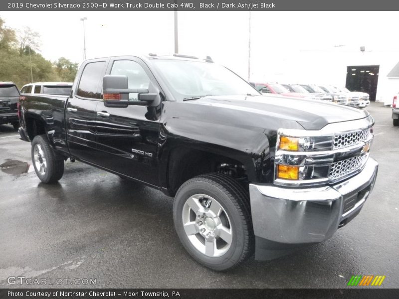 Black / Dark Ash/Jet Black 2019 Chevrolet Silverado 2500HD Work Truck Double Cab 4WD