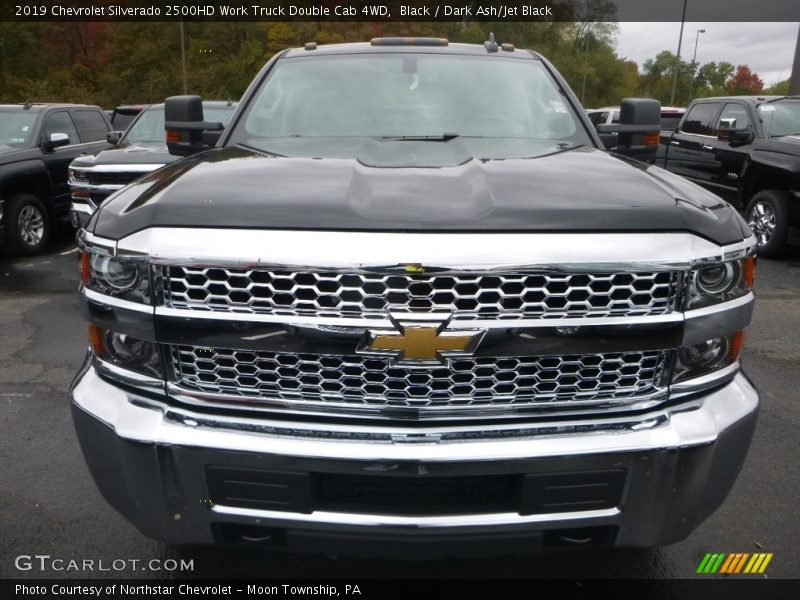 Black / Dark Ash/Jet Black 2019 Chevrolet Silverado 2500HD Work Truck Double Cab 4WD