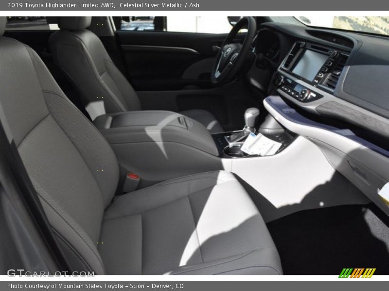 Celestial Silver Metallic / Ash 2019 Toyota Highlander Limited AWD