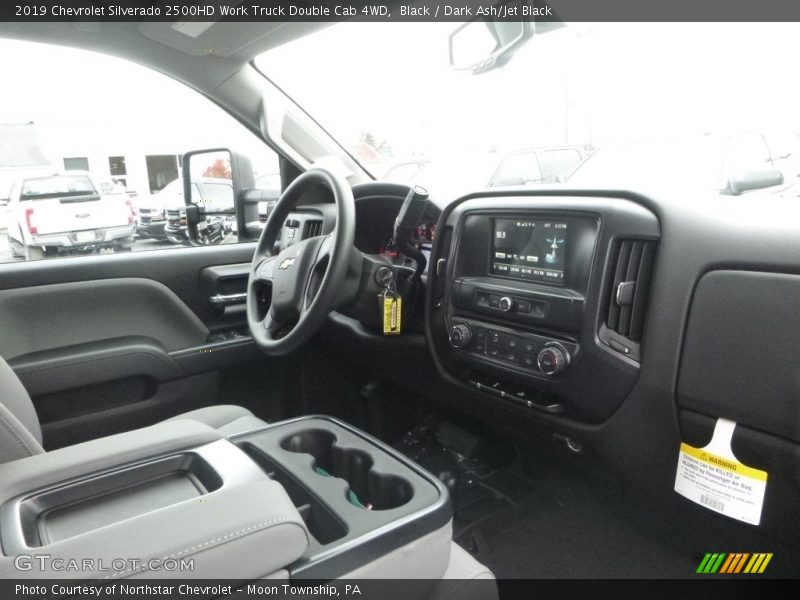 Black / Dark Ash/Jet Black 2019 Chevrolet Silverado 2500HD Work Truck Double Cab 4WD