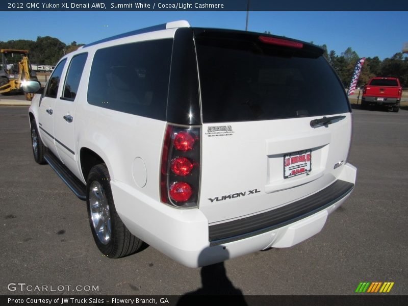 Summit White / Cocoa/Light Cashmere 2012 GMC Yukon XL Denali AWD