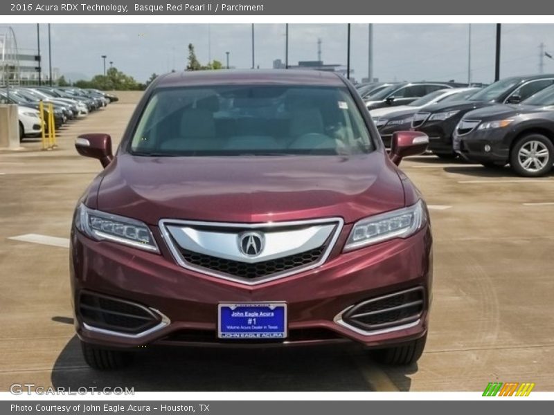Basque Red Pearl II / Parchment 2016 Acura RDX Technology