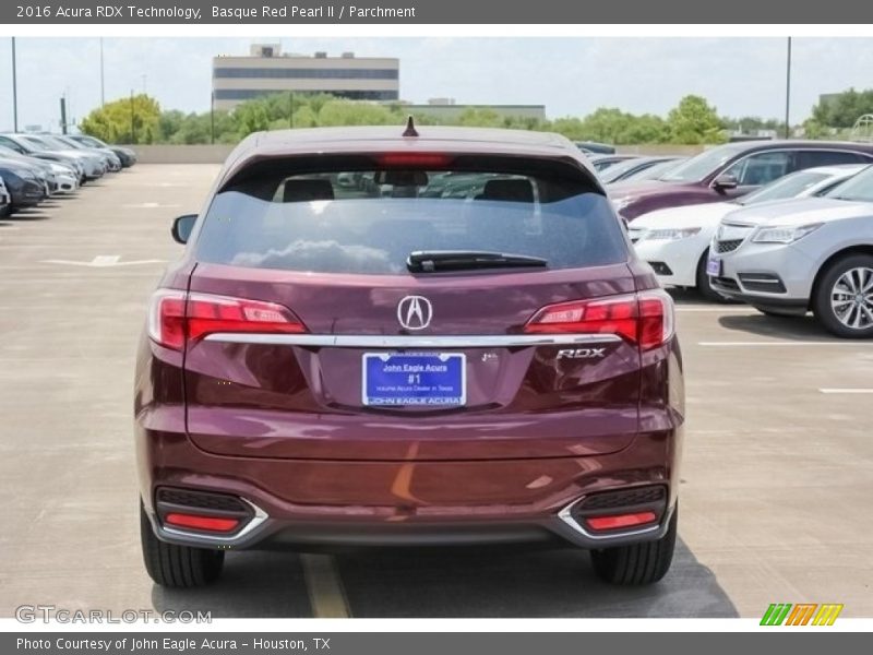 Basque Red Pearl II / Parchment 2016 Acura RDX Technology