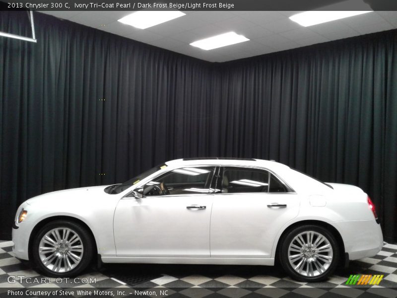 Ivory Tri-Coat Pearl / Dark Frost Beige/Light Frost Beige 2013 Chrysler 300 C