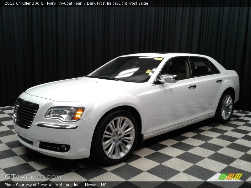 Ivory Tri-Coat Pearl / Dark Frost Beige/Light Frost Beige 2013 Chrysler 300 C