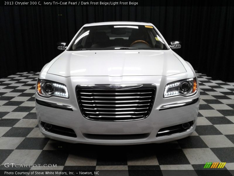 Ivory Tri-Coat Pearl / Dark Frost Beige/Light Frost Beige 2013 Chrysler 300 C