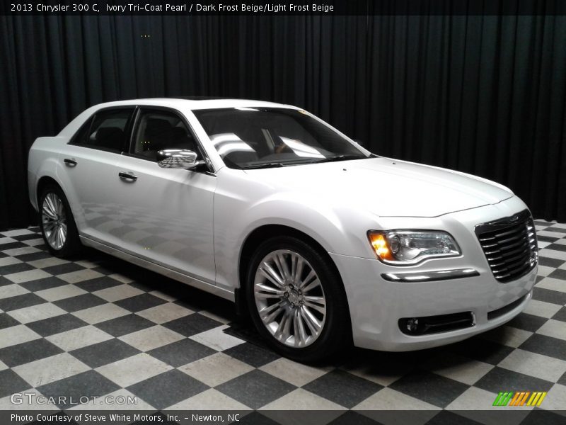 Ivory Tri-Coat Pearl / Dark Frost Beige/Light Frost Beige 2013 Chrysler 300 C