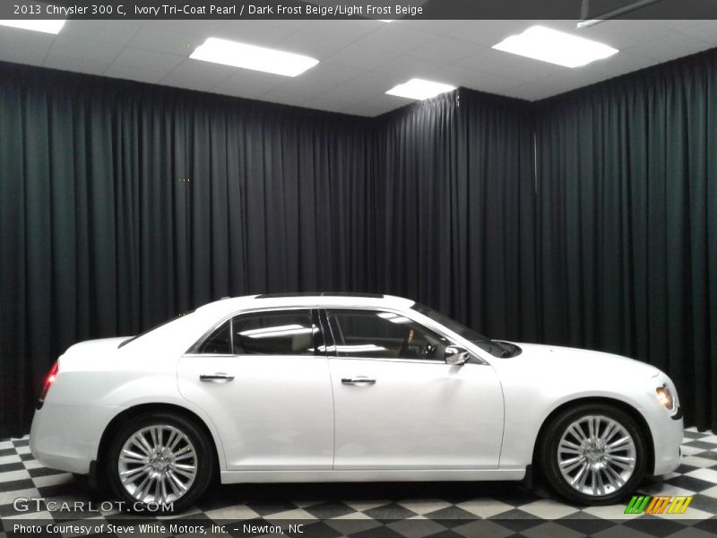 Ivory Tri-Coat Pearl / Dark Frost Beige/Light Frost Beige 2013 Chrysler 300 C