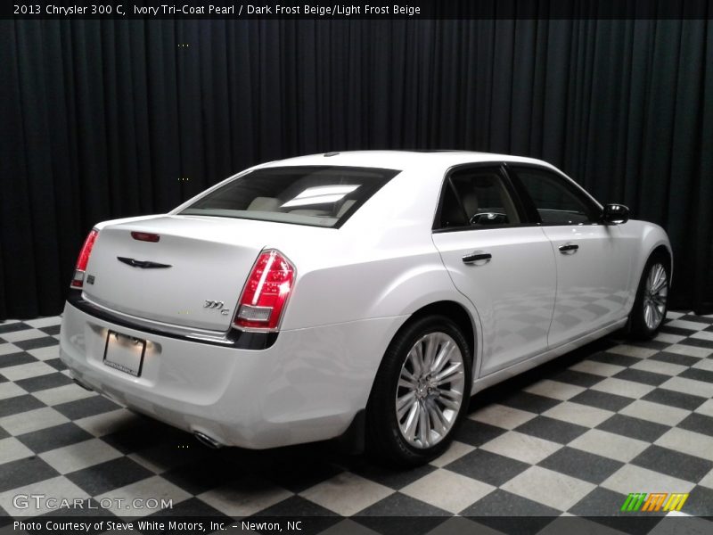Ivory Tri-Coat Pearl / Dark Frost Beige/Light Frost Beige 2013 Chrysler 300 C