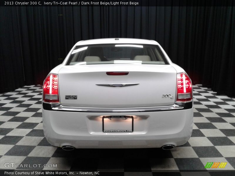 Ivory Tri-Coat Pearl / Dark Frost Beige/Light Frost Beige 2013 Chrysler 300 C